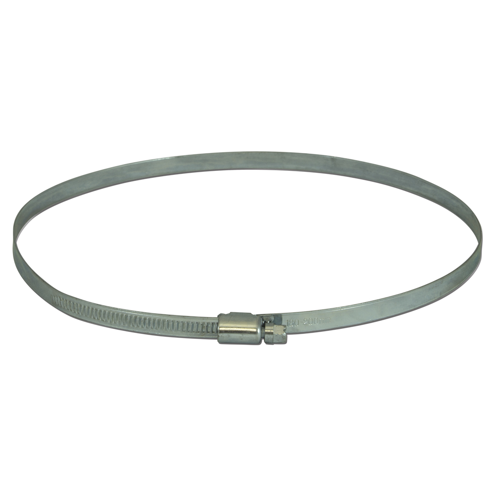 Abrazadera acero antifugas 8" 150mm