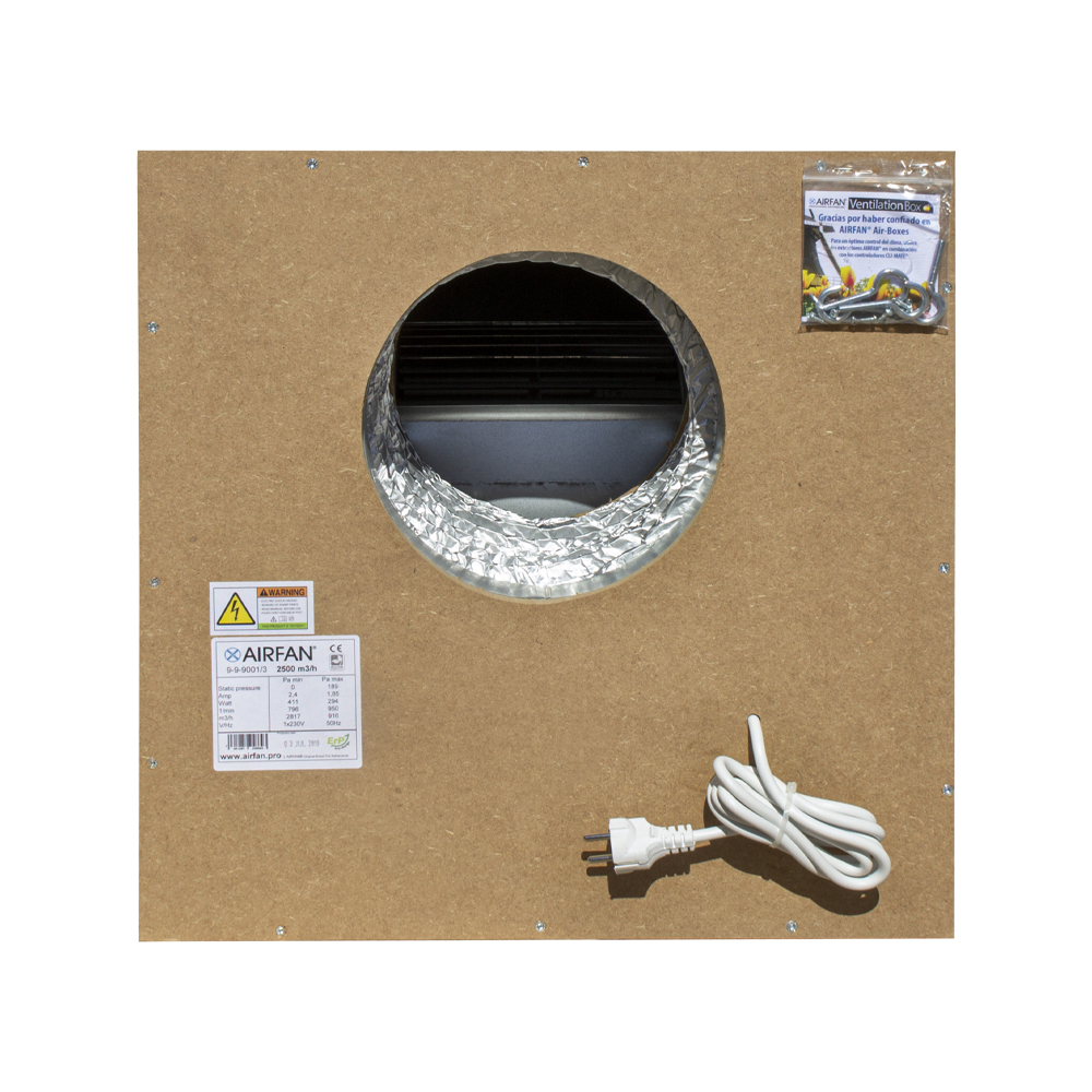 Caja extracción Softbox MDF 1200m³