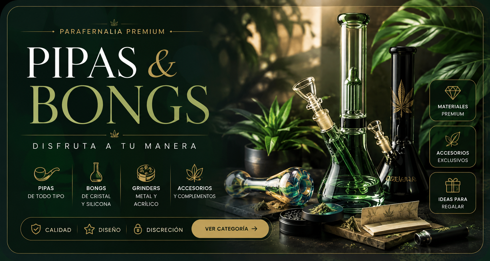 Pipas y bongs