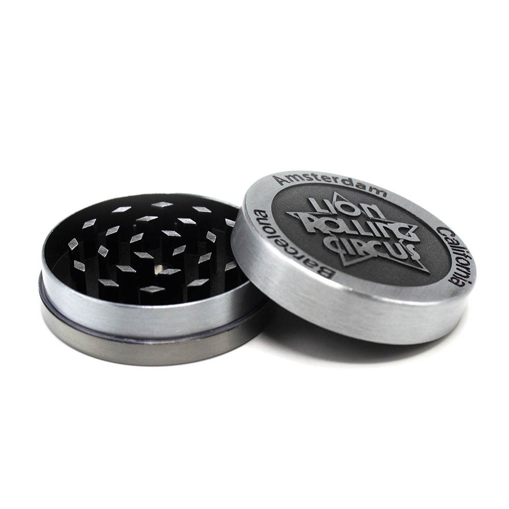 Grinder Metal 2 partes Lion Rolling Circus (12 uds) - Imagen 2