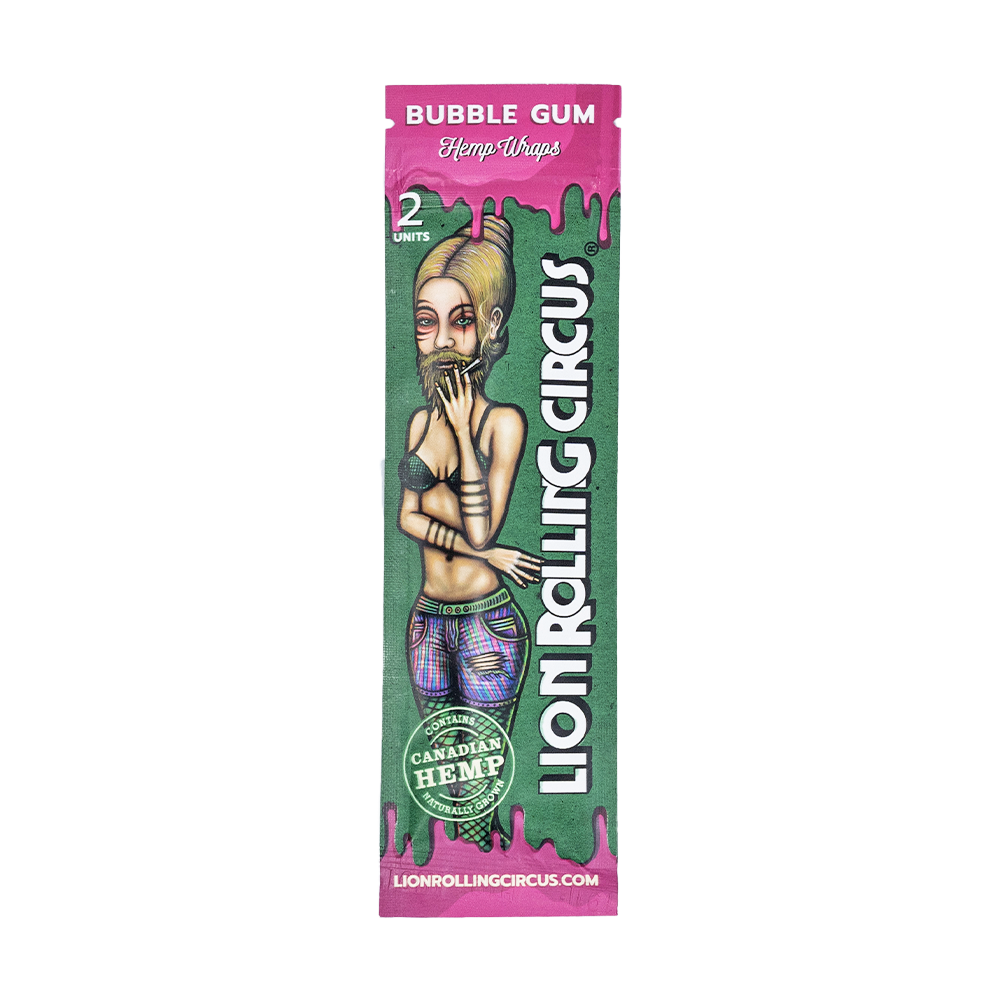 Hemp Wrap Bubble Gum Lion Rolling Circus (25x2) - Imagen 4