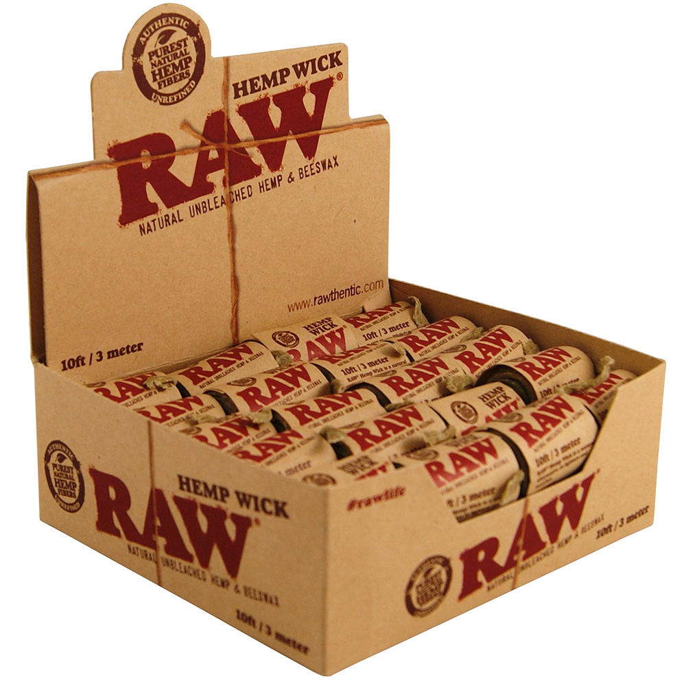 Raw Cuerda Hemp Wick