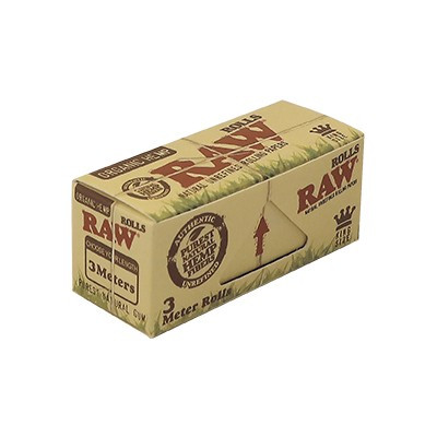 Raw Rollo Organic King Size 3m (12 uds) - Imagen 2