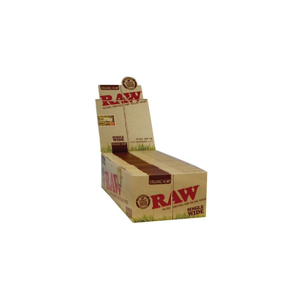 Raw Single Wide Double Orgánico (25 unid) - Imagen 3