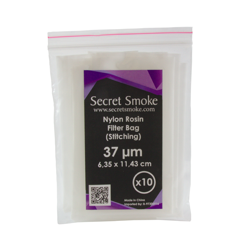Bolsa Rosin Secret Smoke 37 micras 10uds con costura