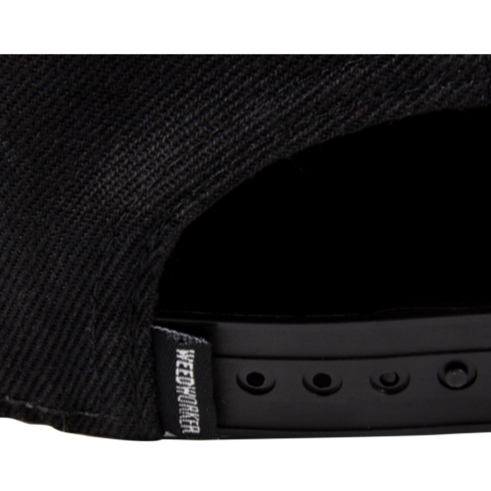 Gorra plana Way of life by WeedWorker Negra - Imagen 5