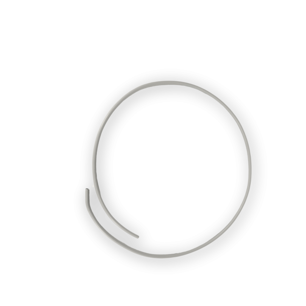 Microtubo blanco 5x3 mm