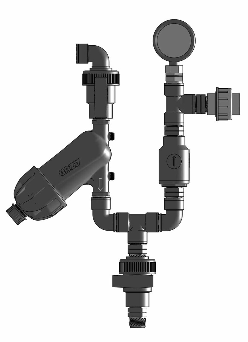 Kit inicio para bomba lo-flo 3/4" (hykstart-std-bsp) dosatron
