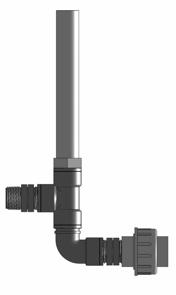 Kit amortiguador lo-flo 3/4" dosatron