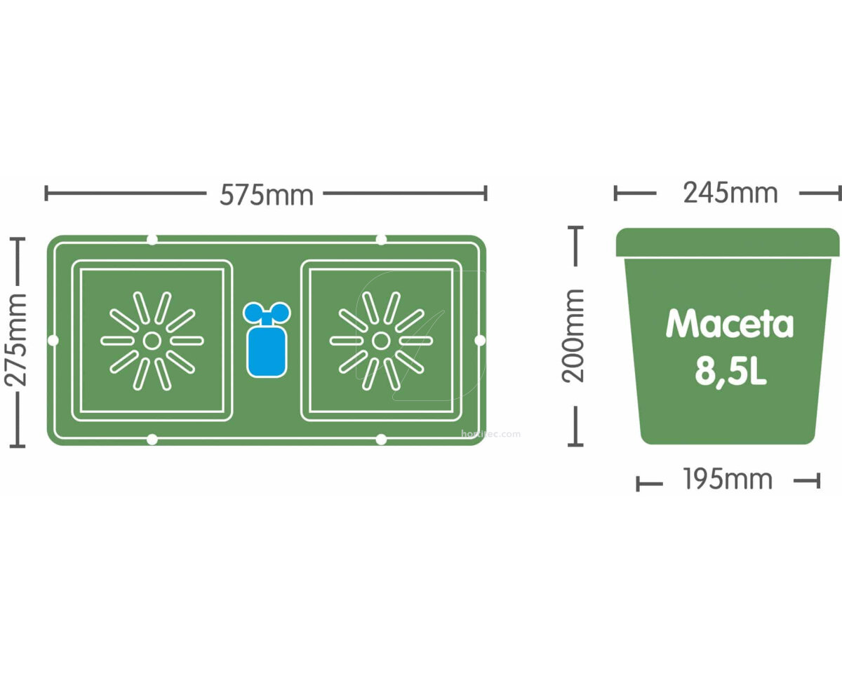 Easy2grow 60 (maceta 8,5l) - Imagen 3