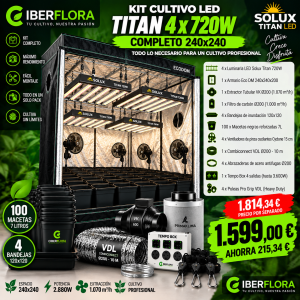 Kit LED Titan 720w Vanguard Completo 240X240
