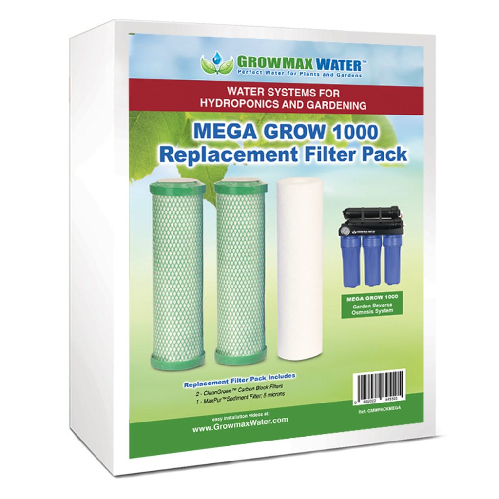 Pack filtros de recambio mega grow