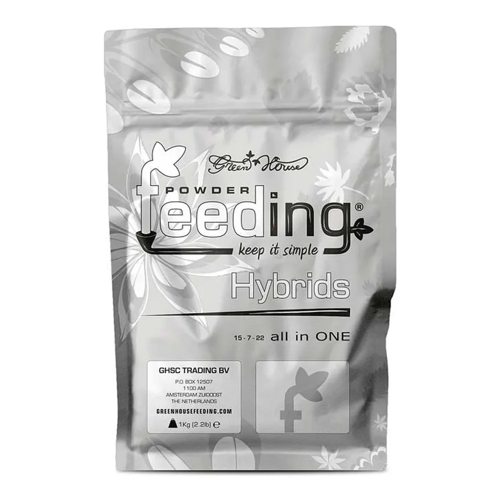 GREEN HOUSE POWDER FEEDING HYBRIDS