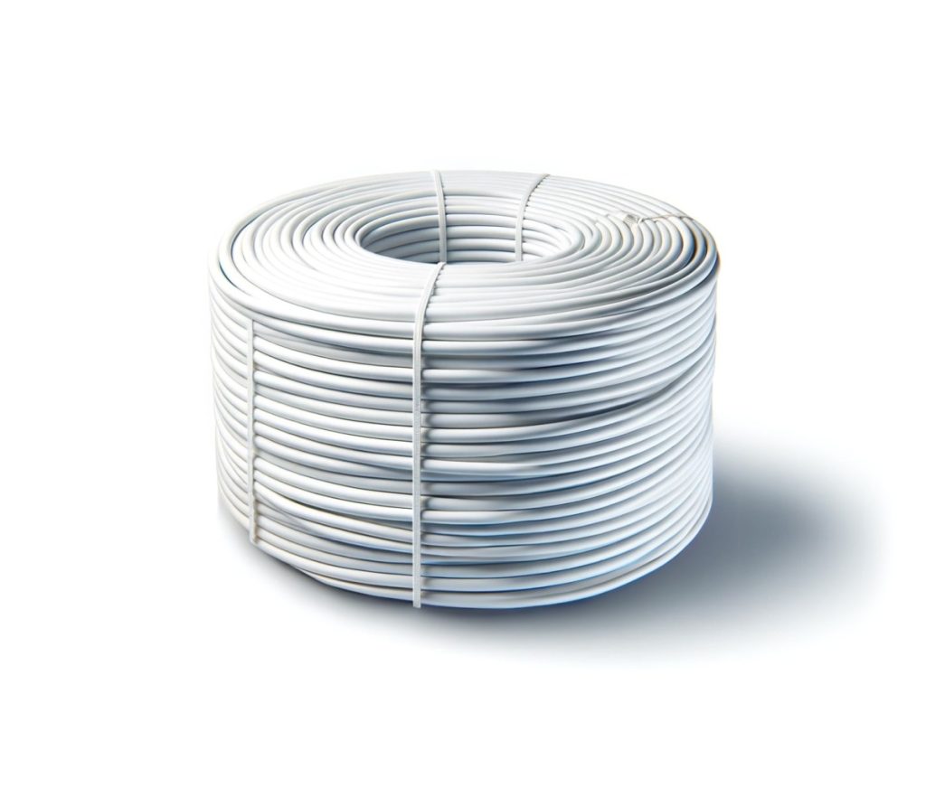 Microtubo polietileno blanco/negro 5 ø